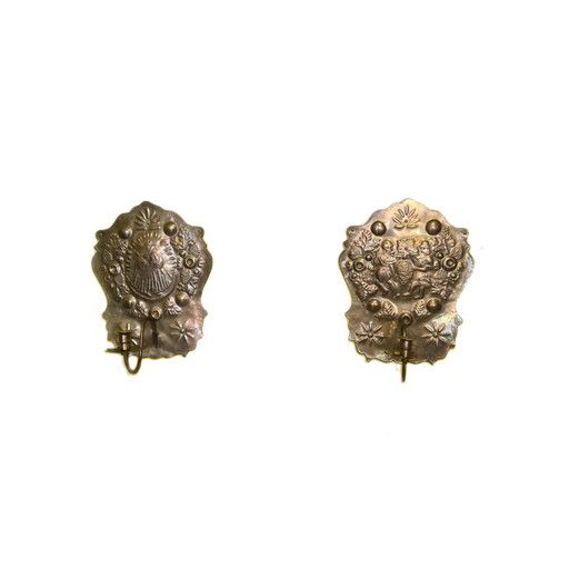 German brass wall blakers in baroque style, late 19th century