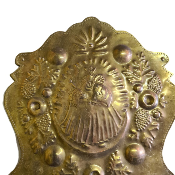 Image 1 of German brass wall blakers in baroque style, late 19th century