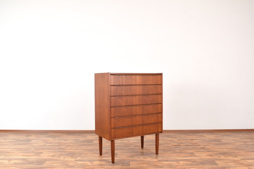 Mid-Century Danish Teak Chest Of Drawers, 1960S.