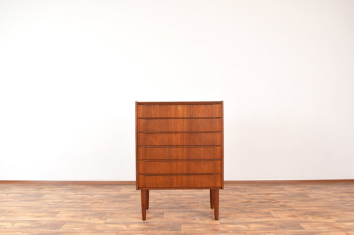 Mid-Century Danish Teak Chest Of Drawers, 1960S.