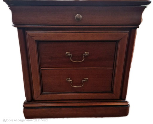 Set Of 2 Pieces Dresser High-End Nightstands Classic