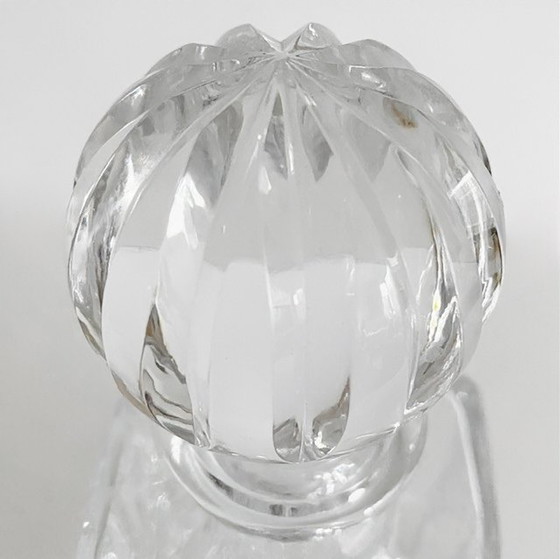 Image 1 of Mid - Century Italian crystal whiskey decanter crystal