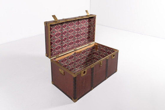 Image 1 of Italian Traveling Trunk From 1960'S