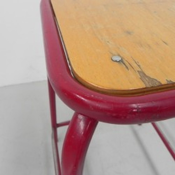 Image 1 of Tabouret d'école industriel