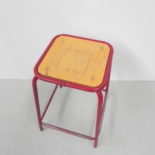 Tabouret d'école industriel