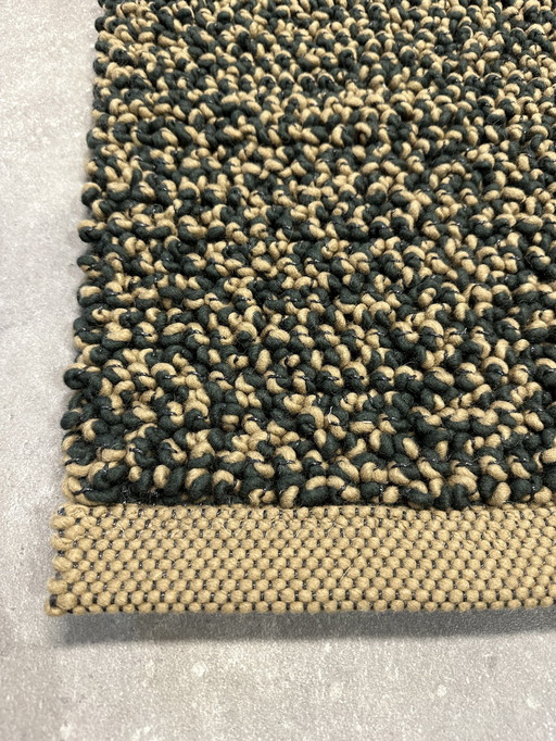 Rug Brink En Campman Nest 170X240Cm Green/Gold/Camel Wool