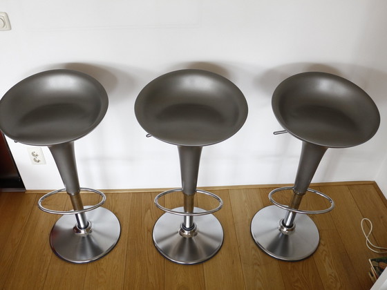 Image 1 of 3X Magis Bombo Barstool Gray