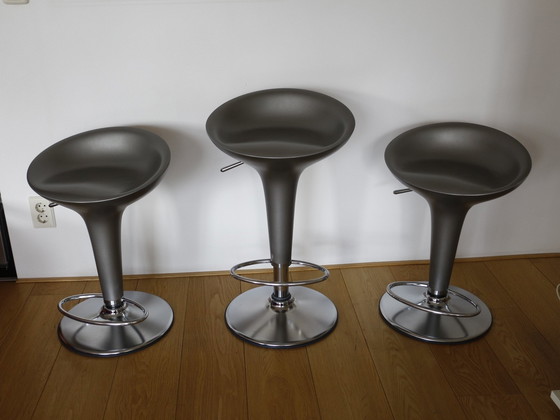 Image 1 of 3X Magis Bombo Barstool Gray