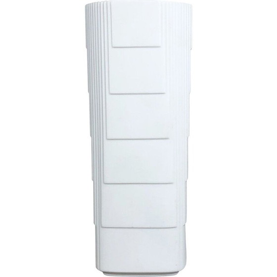 Image 1 of Vintage Porcelain Op Art Vase by Christa Galtz for Rosenthal, Germany 1970s