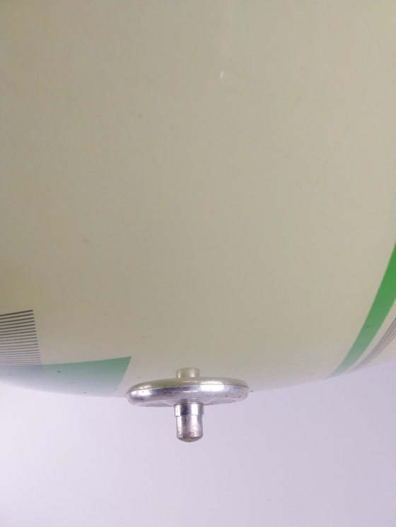 Image 1 of  1 X Green Glass Ceiling Light 1960'S Czech 60Cm