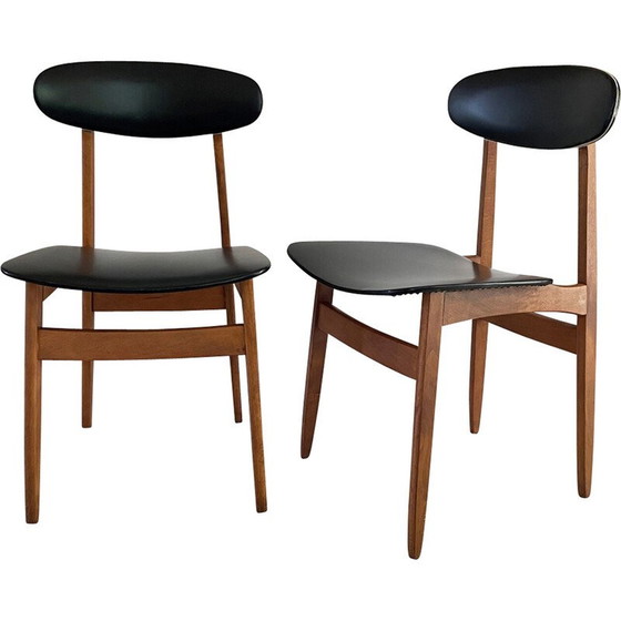 Image 1 of Pair of vintage Scandinavian chairs