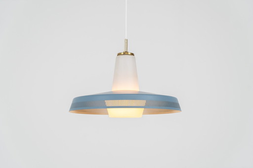 Opal Pendant Light By Bent Karlby For Lyfa (Denmark, 1960S).