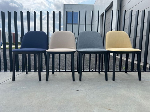 4X Vitra Softshell Chairs