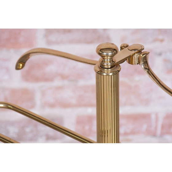 Image 1 of Vintage gilded brass hanger, France 1950