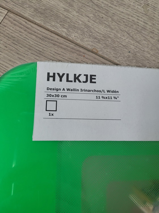 Image 1 of Specchio vintage Ikea Hylkje verde di A.Wallin Irinarchos e L.Widén