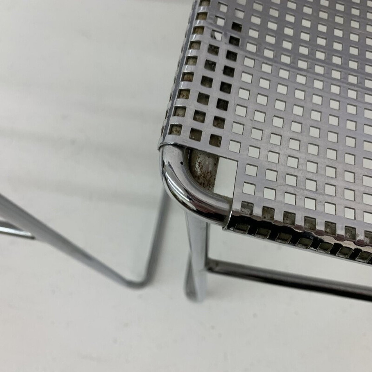 Pair of vintage minimalist Arrben Italy Sultana stackable dining