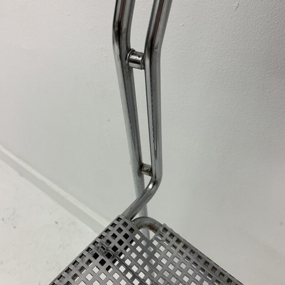 Image 1 of Pair of vintage minimalist Arrben Italy Sultana stackable dining chairs, 1970s