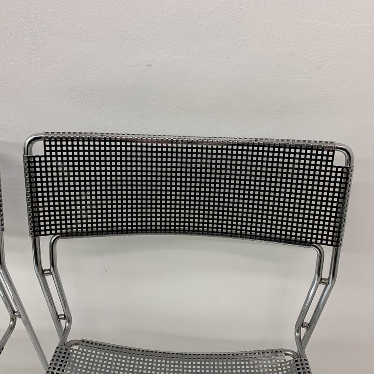 Pair of vintage minimalist Arrben Italy Sultana stackable