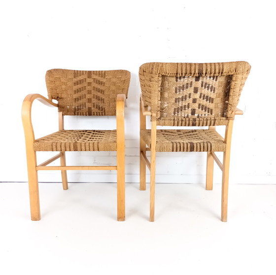 Image 1 of 2X Vintage Rope Chair