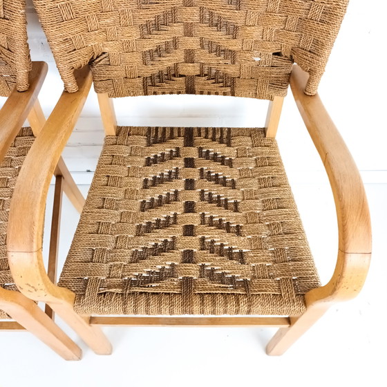 Image 1 of 2X Vintage Rope Chair