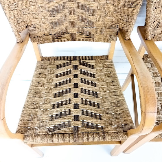 Image 1 of 2X Vintage Rope Chair