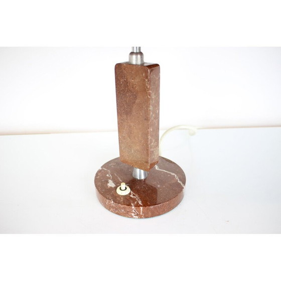 Image 1 of Vintage Kámen metal table lamp by Praha, 1950