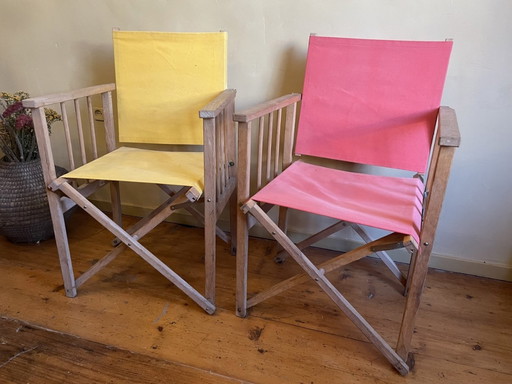 2 Danish Folding chairs Hyllinge Mobler