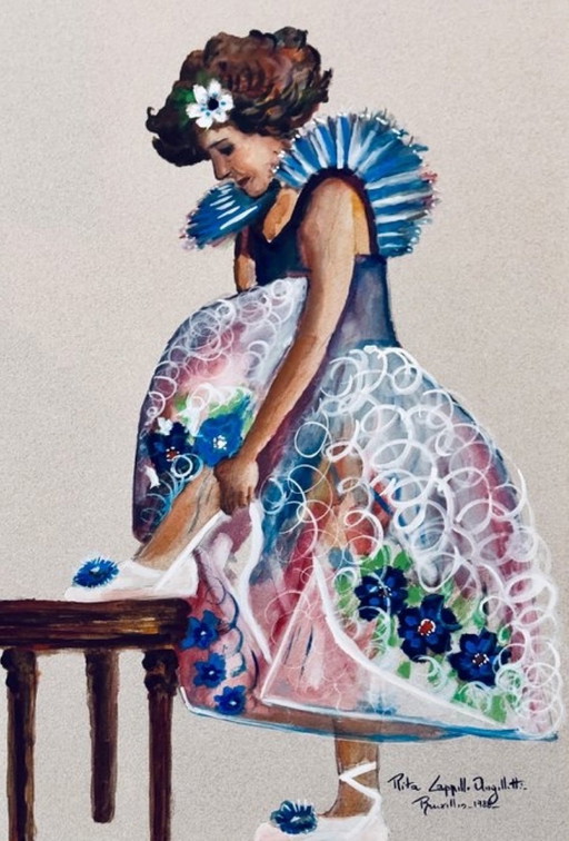 Italian school / Magnificent Painting of a Dancer