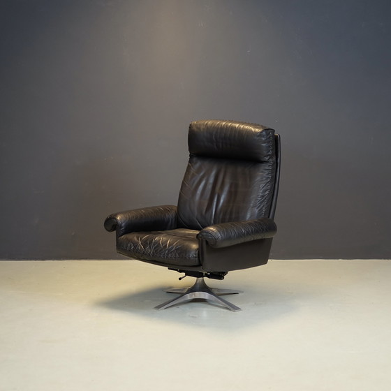 Image 1 of De Sede leather swivel and tilt armchair, model DS 31.