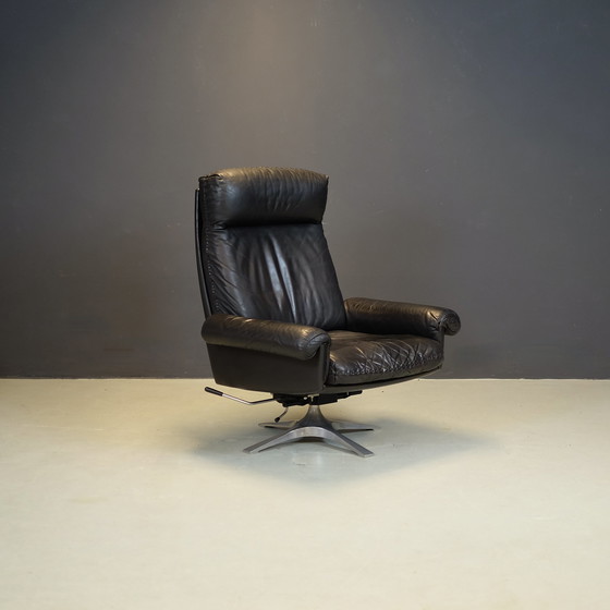 Image 1 of De Sede leather swivel and tilt armchair, model DS 31.