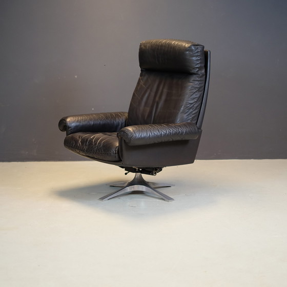 Image 1 of De Sede leather swivel and tilt armchair, model DS 31.