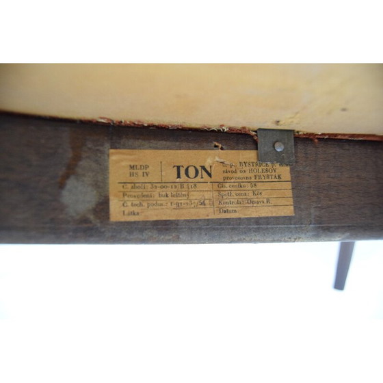 Image 1 of Set of 4 mid century dining chairs by Ton, Czechoslovakia 1950s