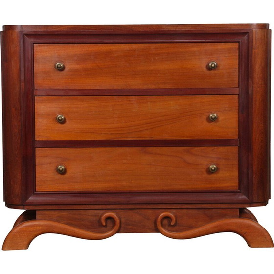 Image 1 of Vintage wooden chest of drawers, 1940