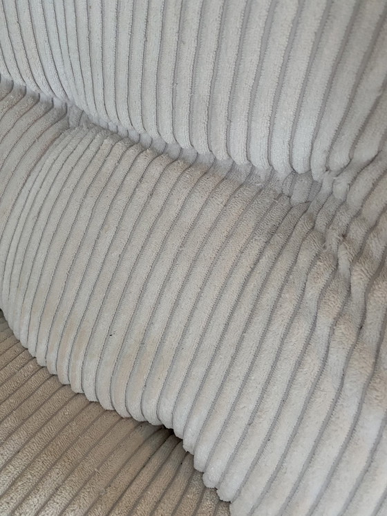 Image 1 of Low Armchair Of Rib Fabric