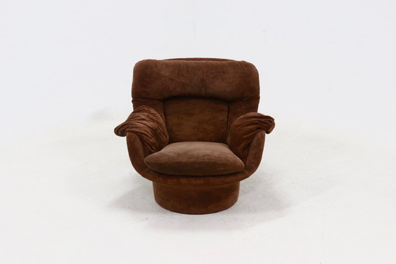 Image 1 of Vintage Michel Cadestin For Airborne France Karate Lounge Chair 