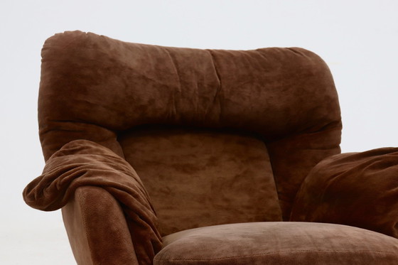 Image 1 of Vintage Michel Cadestin For Airborne France Karate Lounge Chair 