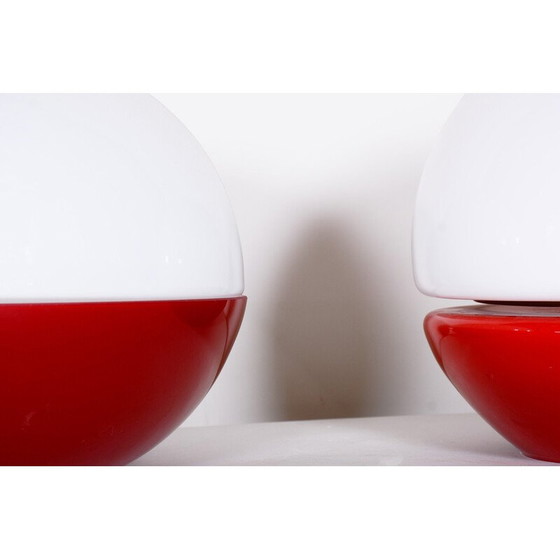 Image 1 of Mid century glass table lamp by Stepan Tabery for Opp Jihlava, Czechia 1960s