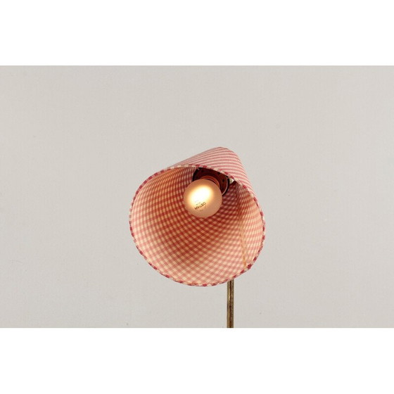 Image 1 of Vintage table lamp in brass and bamboo cane, Germany 1950