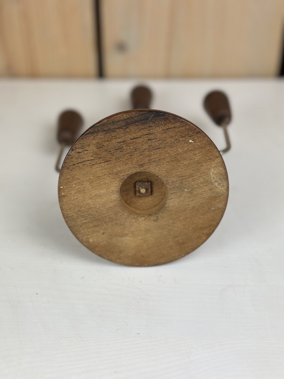 Image 1 of Danish Design Teak candlestick