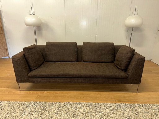 ZGAN B&B Italia Charles 3-Seater Sofa Brown Blended NP: 8,000