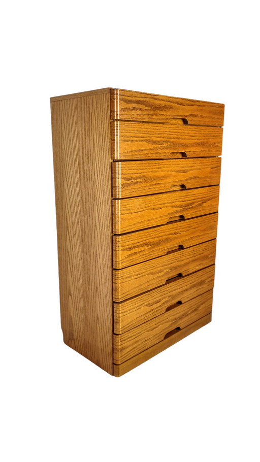 Hülsta Blank Oak Chest of Drawers 1970S