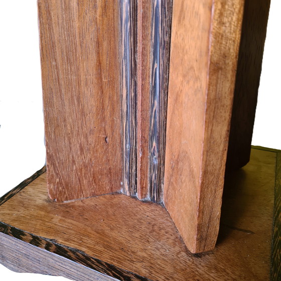 Image 1 of French Art Deco side table with inlaid top, circa 1920/30