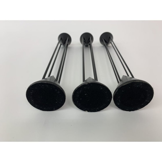Image 1 of Set of 3 vintage post modern Memphis candlesticks by Markus Borgens, 1980s