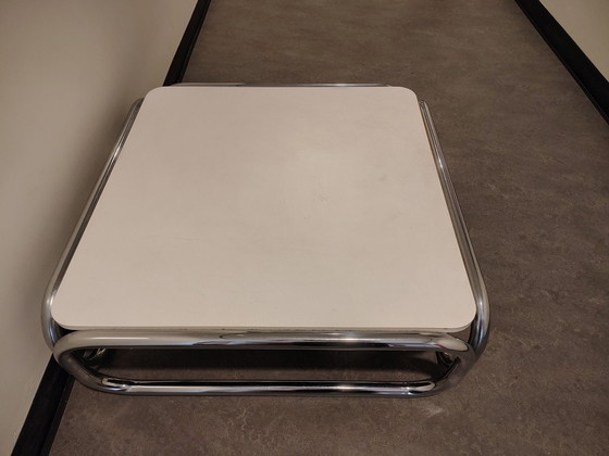 Image 1 of Space Age Chrome Coffee Table