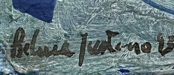 Image 1 of Helena Justino, Porto, Portugal 1944, Mixed Media Landscape From 1993