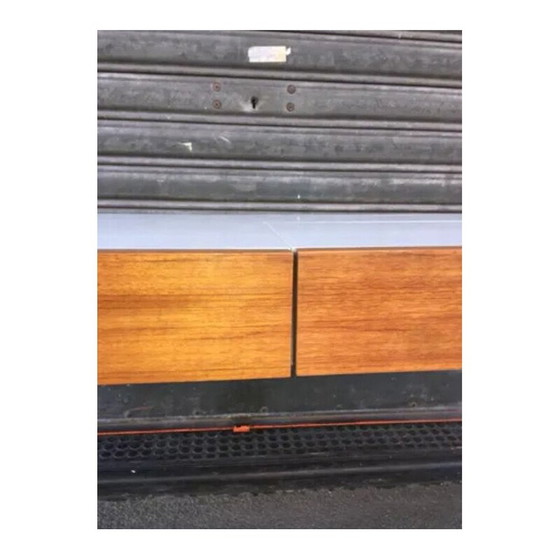 Image 1 of Consolle vintage in melaminico bianco e teak chiaro, Germania 1970