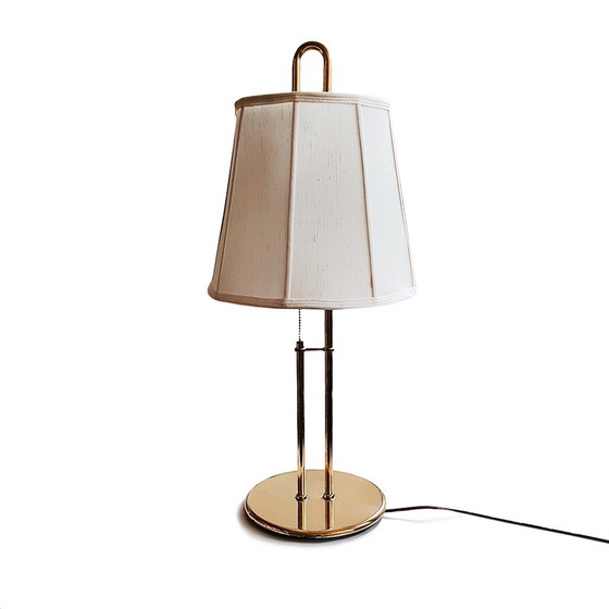 Image 1 of Mid-Century Brass Table Lamp, 1980s