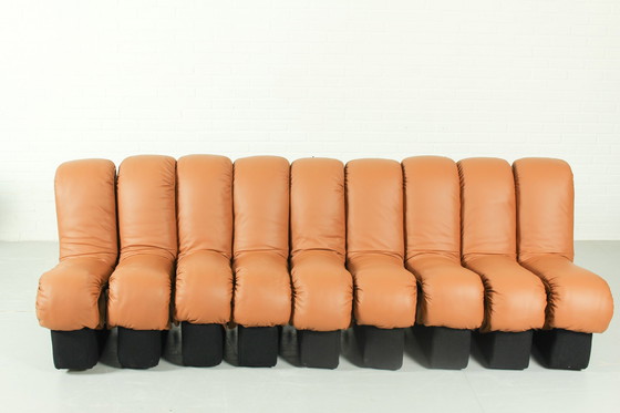 Image 1 of De Sede DS-600 'Non Stop' Sofa DS-600 by Eleonore Peduzzi Riva for de Sede with 9 elements, Switzerland 1970s