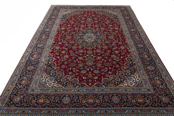 Image 1 of Hand-knotted Persian carpet - Keshan Red - 381 X 270 Cm