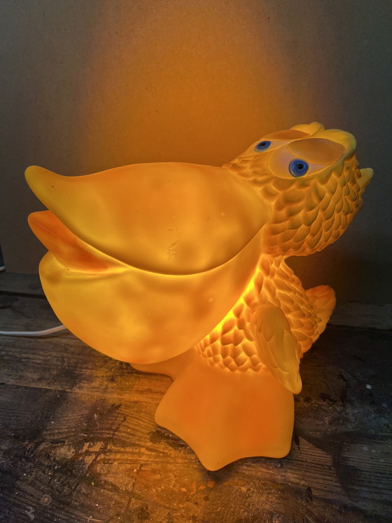 Image 1 of Lampada vintage a forma di pellicano in vinile